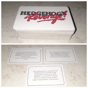 Hedgehogs Revenge Vintage Game Replacement Piece Cards